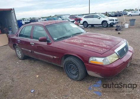 2005 Mercury Grand Marquis Gs из США, поврежденный, VIN 2MEFM74W85X629888